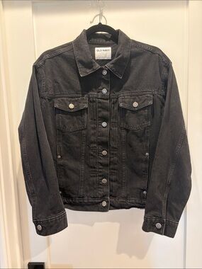 Old Navy Black Wash Denim Jacket